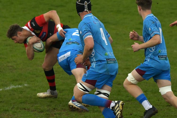 Ash Harney - goes over for Wellington's first try after only three minutes.