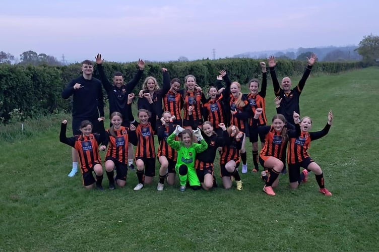 Wellington Wildcats Under 12s celebrating title success