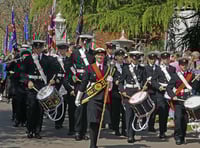 Wellington groups gather for St George's Day parade in Taunton
