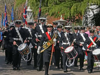 Wellington groups gather for St George's Day parade in Taunton