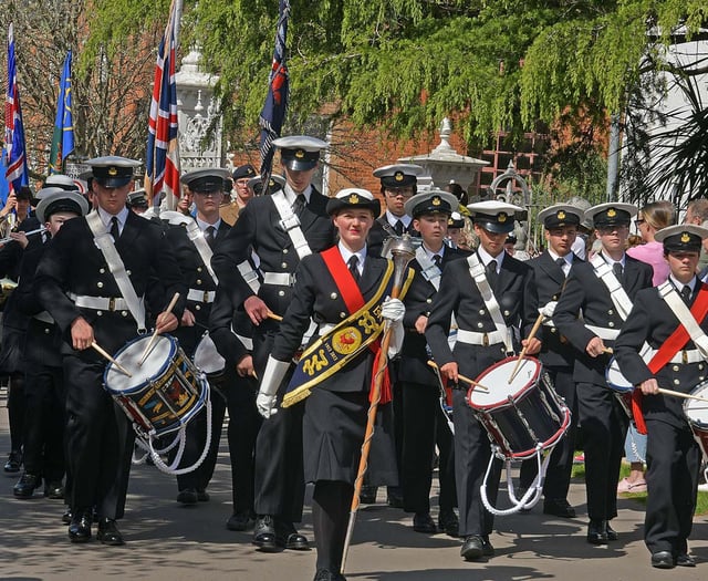 Wellington groups gather for St George's Day parade in Taunton