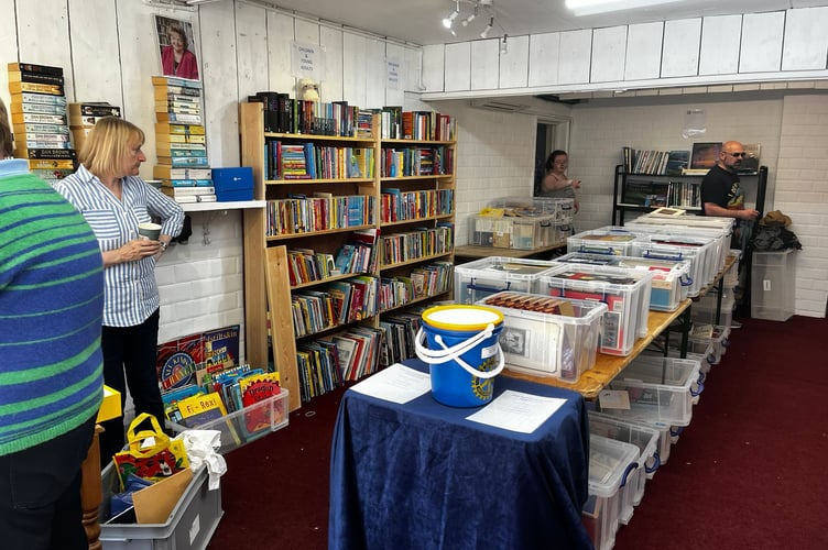 Inside the Rotary Club bookshop where locals can find books for free