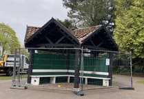 Vandals use drain cover to destroy Wellington park shelter