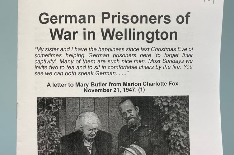 A local historian has revealed the history of German prisoners of war based at a Wellington camp in a newly published booklet