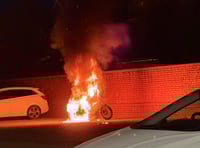 Motorcycle destroyed in Bulford arson attack