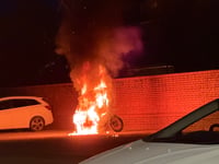 Motorcycle destroyed in Bulford arson attack