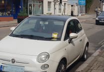 Mystery over car flouting tax and parking rules in Wellington town centre
