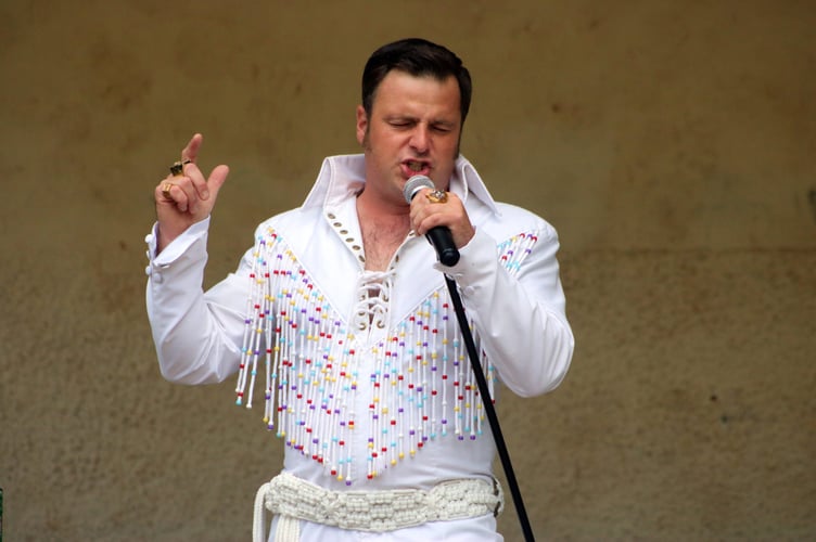 Stuart Horne as Elvis Presley - The King will return to Wellington for a charity dance on June 14