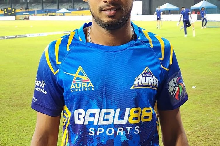 Lakshan Edirisinghe - makes his home debut for Wellington