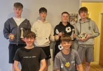 Wellington Town U15s celebrate near-end of season