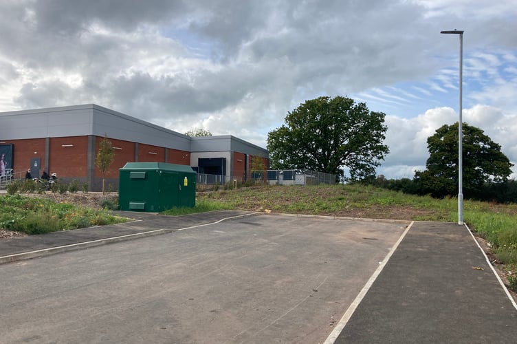 The access road to the Lidl store in Wellington will be extended to reach the new railway station.