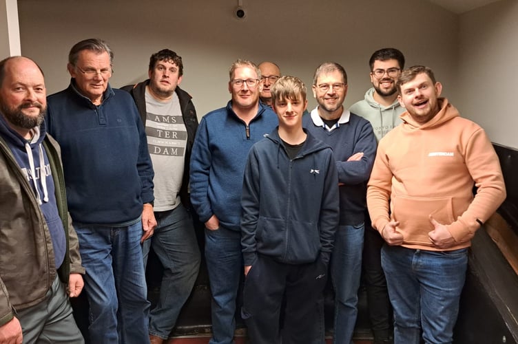 Nynehead Club who have just completed their first season in Wellington Ex-Services Skittles League's Chris Bullock Championship