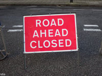 South Street roadworks as M5 junction closes