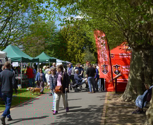 Wellington enjoys sunny Spring Fayre - in pictures