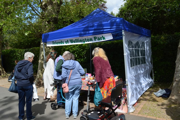 Friends of Wellington Park at the Spring Fayre 2025