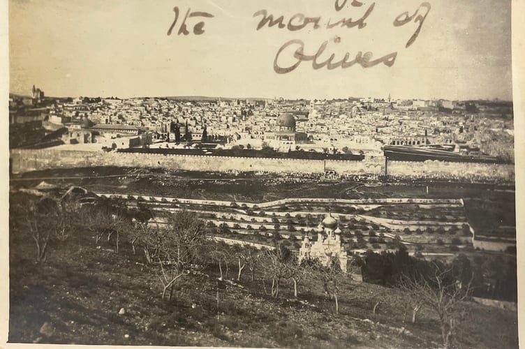Captioned "Jerusalem from the Mount of Olives"