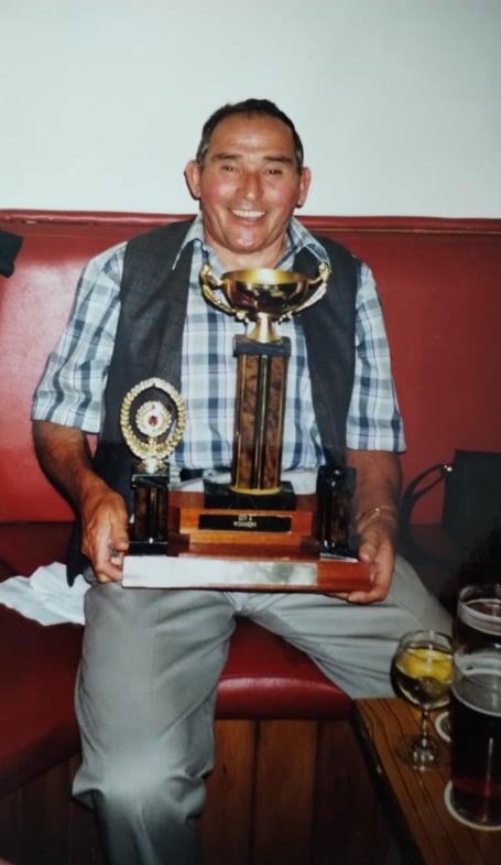 Former Shooters' captain Terry Maidment who has died at the age of 91.