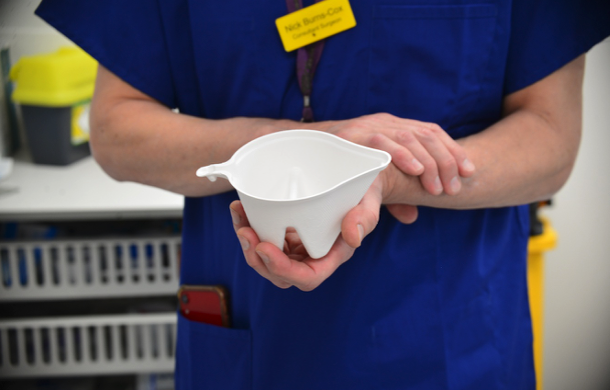 The Pee-in-Pot invented by Nick Burns-Cox