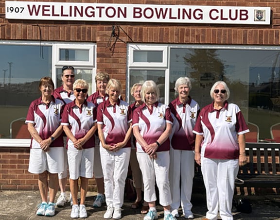 Wellington Ladies - who beat Vivary Park in a three-rink match