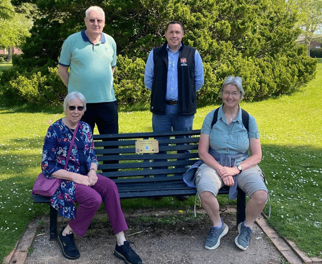 'Talking benches' installed for mental health week
