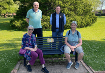 'Talking benches' installed for mental health awareness week