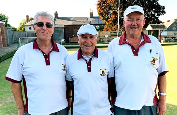 Left to right: Mike Groves, Mike Copping and Tony Gibson