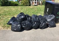 Cllr Marcus Barr collects 11 bags of litter to prove Wellington Town Council wrong