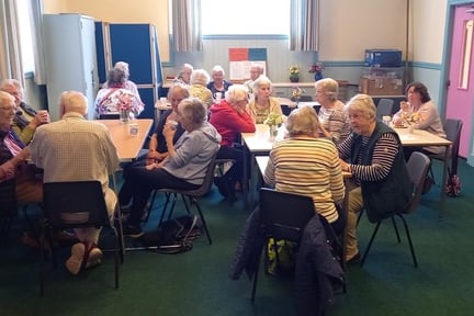 It was a busy day for St Mary’s Charity and Coffee Shop in Hemyock