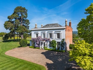 "Elegant" Georgian manor for sale at foot of Quantock Hills 
