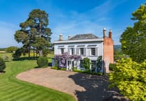 "Elegant" Georgian manor for sale at foot of Quantock Hills