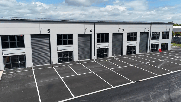 Some of the newly-built Onyx Business Park industrial units on the Westpark business park, in Chleston, Wellington. PHOTO: GTH.