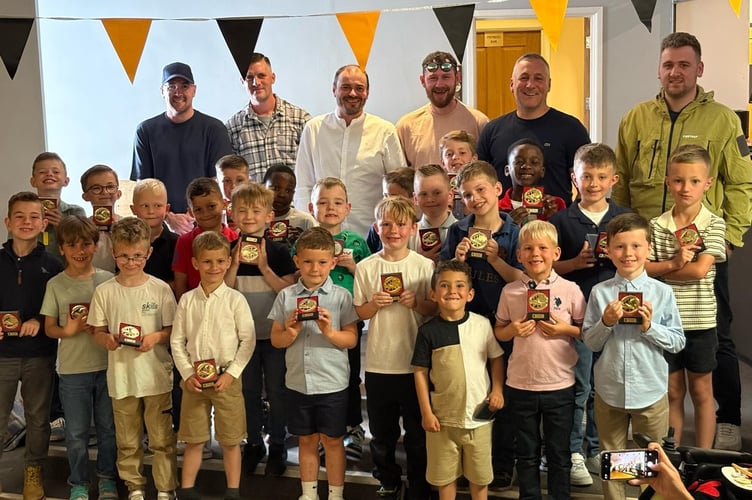 The full Wellington AFC U7s squad