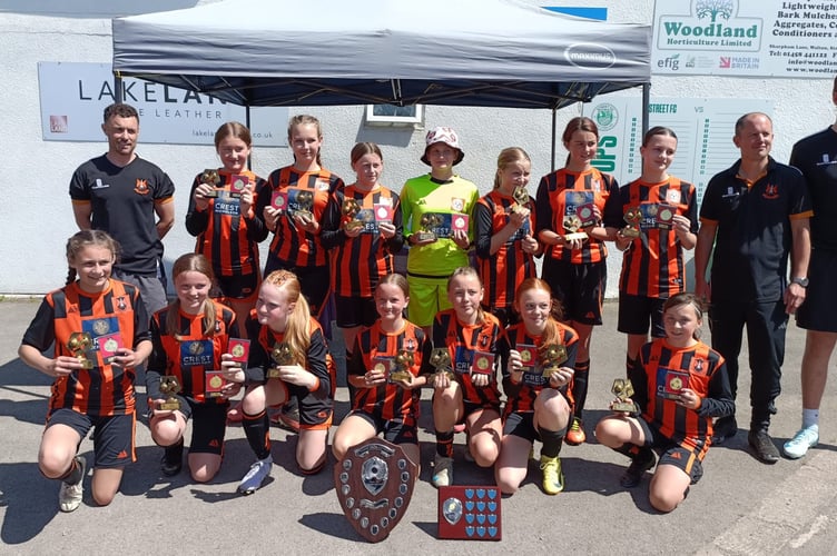 Wellington Wildcats' Under 12s' double winning squad 