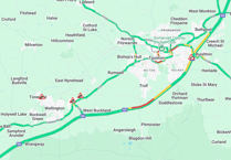 Delays reported on M5 between Wellington and Taunton