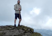 Wellington council's Sean Pringle-Kosikowsky completes charity Hadrian's Wall walk