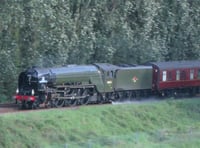 Tornado sweeps through town to delight of steam enthusiasts