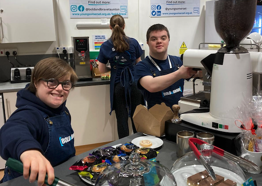 The Bold & Brave café in Taunton Library - Bold & Brave will be opening in the new King's Arms community centre this summer