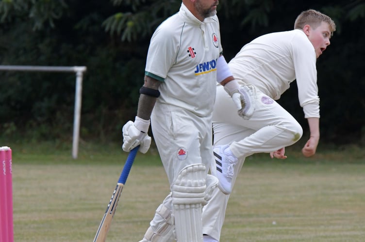 Alex Derbidge - took 3-19 for Wellington 2nd XI against Burnham on Sea last weekend