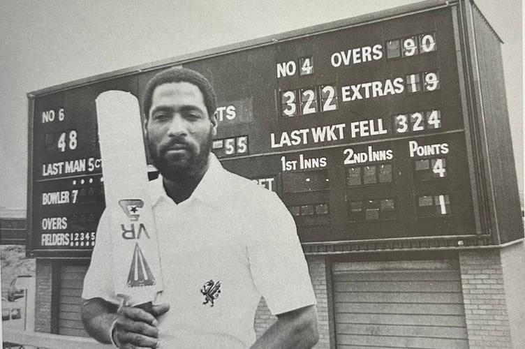 Vic Richards - after his record-breaking score