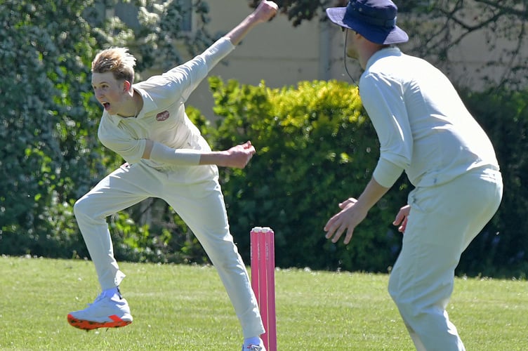 Tom Hopkins - took 3-21 for Wellington 2nd XI