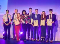 Six students take home youth award for police project