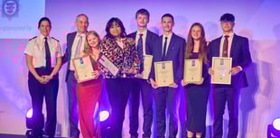 Six students take home youth award for police project