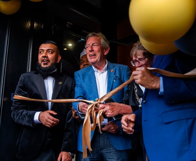 Indian restaurant hosts colourful opening