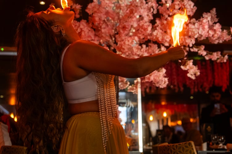 Wellington Tandoori's opening featured some death-defying acts