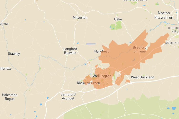 Map of the areas affected by the power cut (Picture: National Grid)