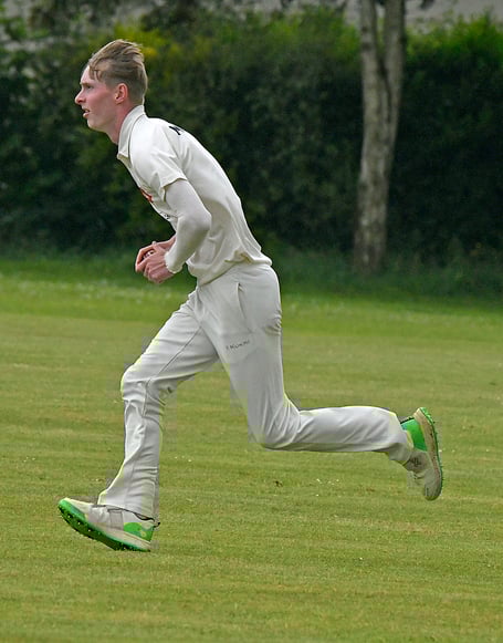 Tony Stirzaker who took 2-32 for Wellington