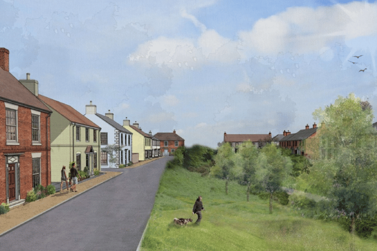 A computer generated image of how the Juston Fields development could look. IMAGE: Carney Sweeney.
