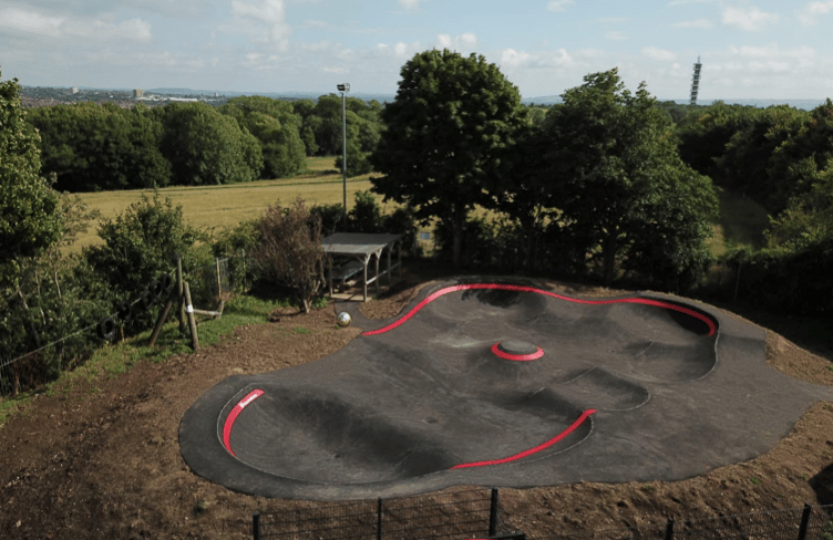An example of a pump track which CG Fry is proposing to include in its Jurston Fields development in Wellington. PHOT: Carney Sweeney.