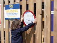 Children design speed awareness signs for new development