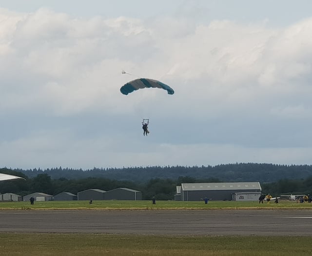 Emergency services called to serious parachuting incident